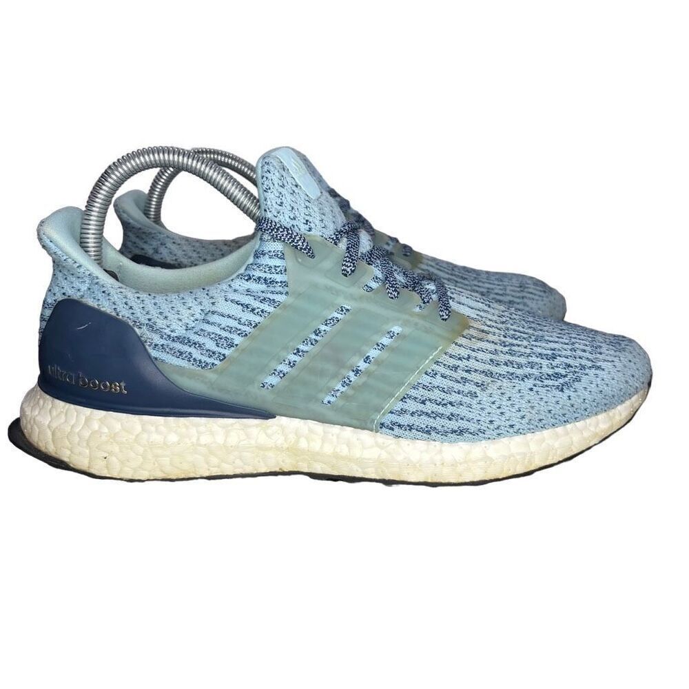 Adidas Women's UltraBoost 3.0 Running Shoes Size 8.5 Sneakers Icey Blue S82055
